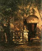 Albert Bierstadt Sunlight and Shadow painting